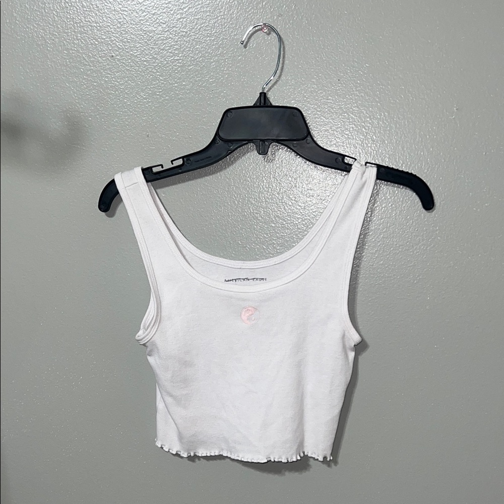 American Girl White Tank Top